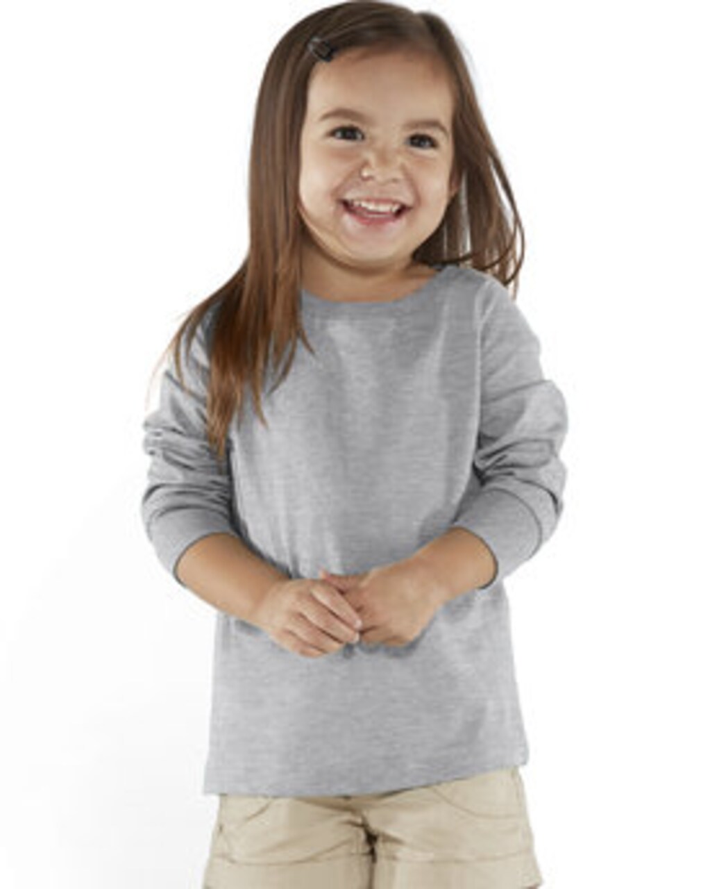 Rabbit Skins® Toddler Crew Neck Long-Sleeve Fine Jersey T-Shirt - 3302